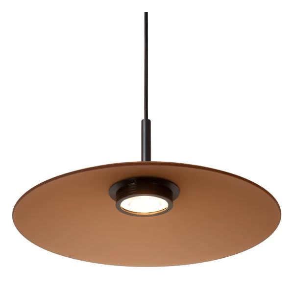 Lucide Premium MENGA - Pendelleuchten - Ø 40 cm - LED Dim. - 1x11W 2700K - Amber - detail 1